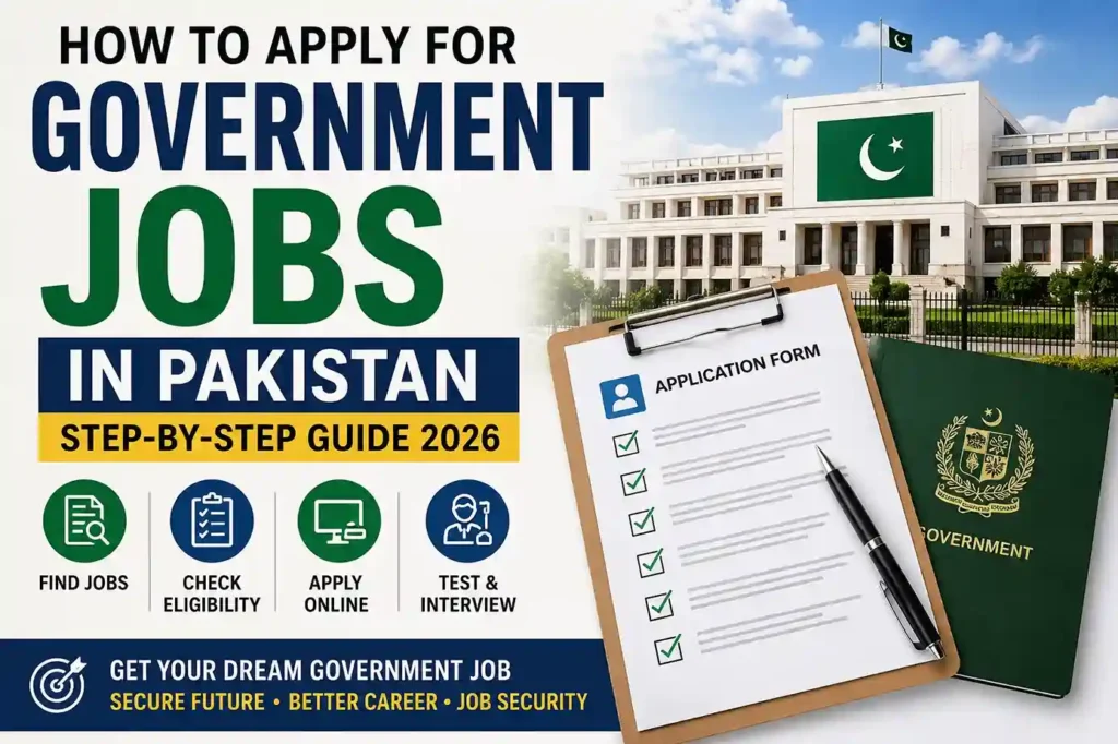 government jobs in Pakistan with this step-by-step guide