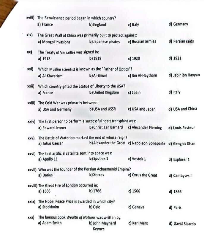 Planning Officer Past paper