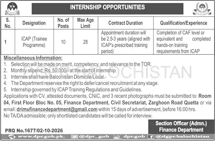 ICAP Trainee Programme Internship